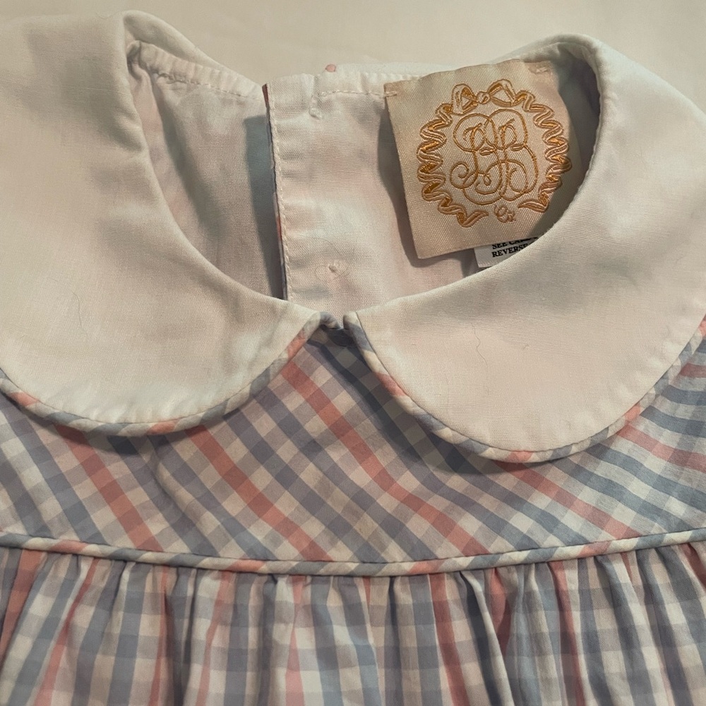 The Beaufort Bonnet Company Pink and Blue Plaid Dress - Picture 3 of 4